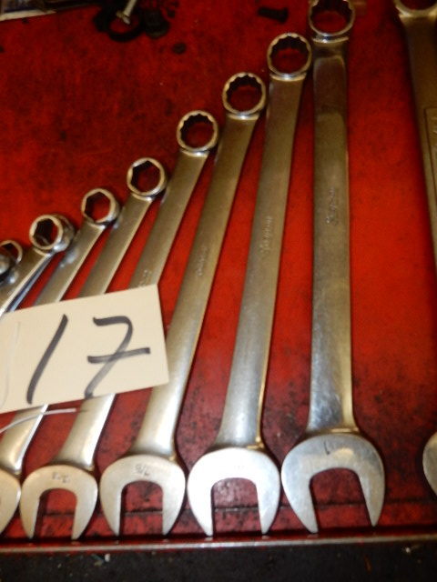 lot 17 image: Snapon Standard Box Wrenches,