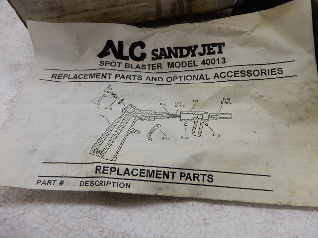 lot 56 image: ALC Sandy Jet Spot Blaster, Model 40013