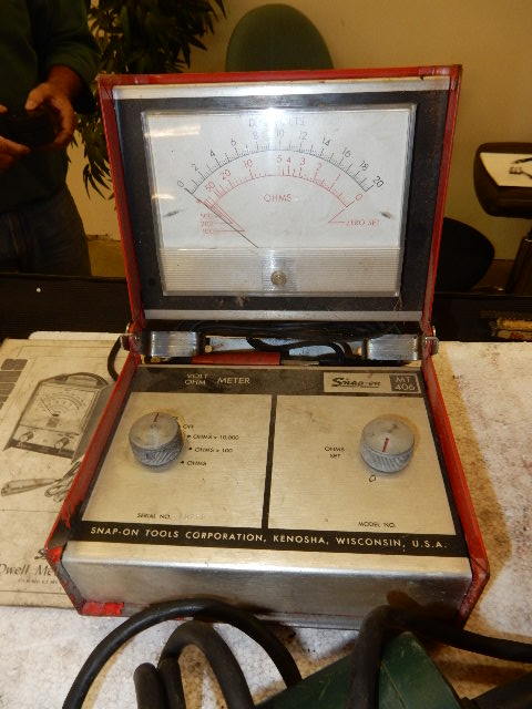 Meters and other: SNAPON Analog Volt meter; Snapon TACH DWELL meter ...