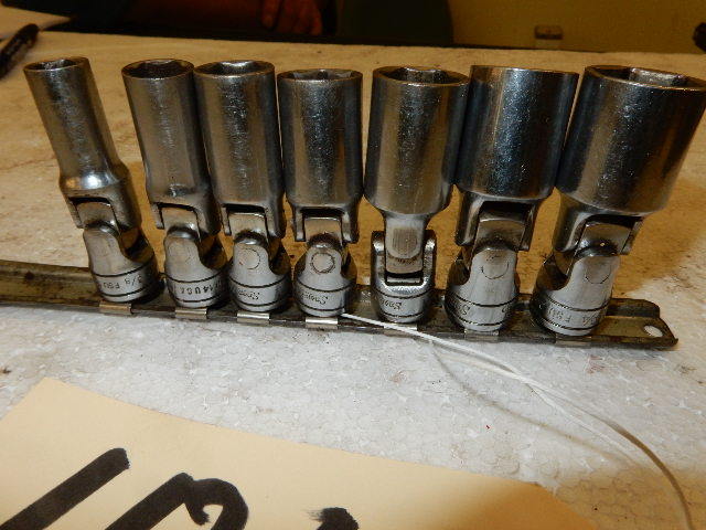 lot 101 image: SNAPON, 38 in drive. Deep Flex Sockets, 6pt