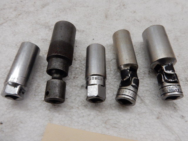 lot 111 image: SNAPON(4), Craftsman (1), Spark plug sockets, 38 drive..Standard and flex