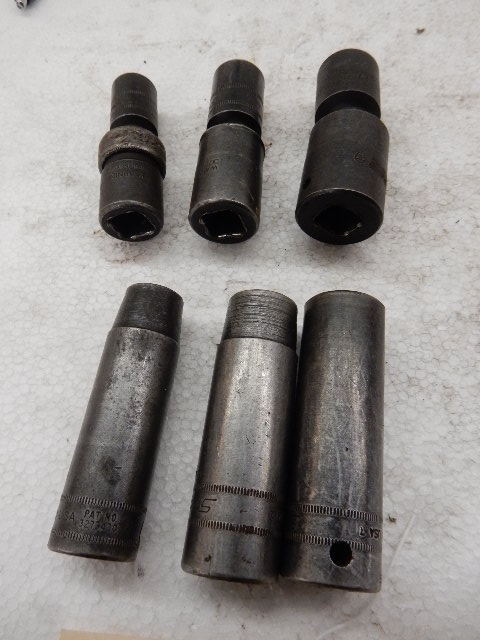 lot 113 image: SNAPON, 12 in drive Deep Well, Impact, 6pt 13mm, 15mm, 18mm  SNAPON Flex Impact sockets, 6pt, 12 in drive, 13mm, 15mm, 18mm