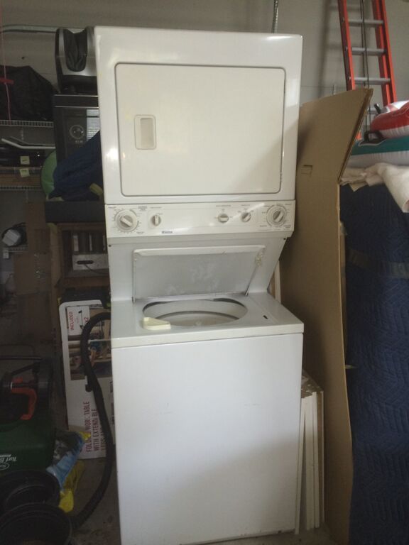 lot 212 image: Kenmore Stackable Washer and Dryer