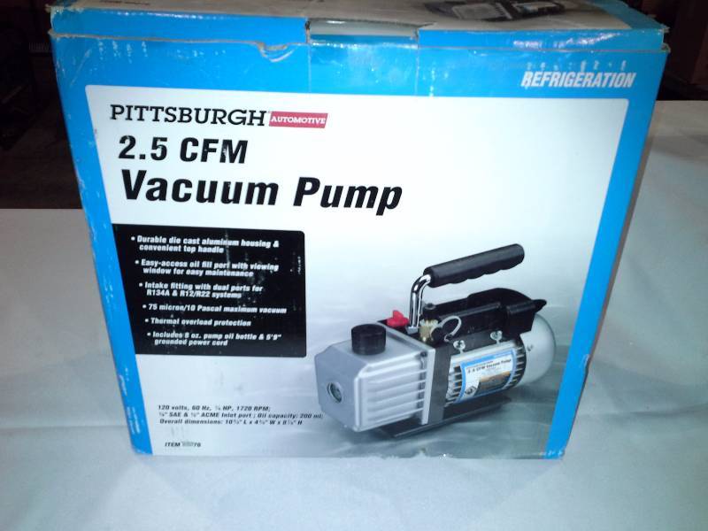 2.5 CFM Vacuum Pump