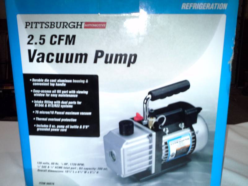 2.5 CFM Vacuum Pump