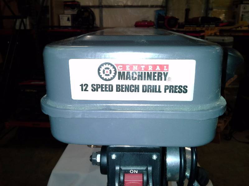 10 in. 12 Speed Bench Drill Press