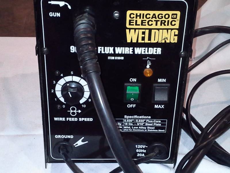 90 Amp-AC, 120 Volt, Flux Cored Welder