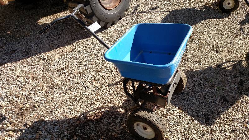 Ice Buster Salt Spreader, Stuck...