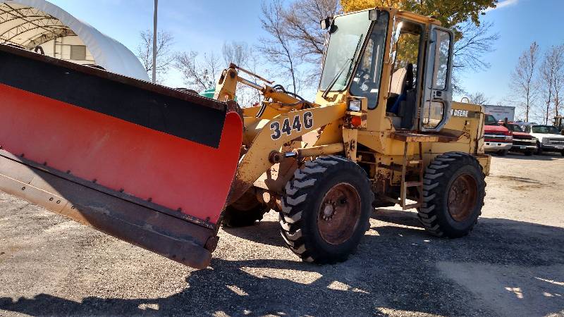 John Deere 344G Wheel Loader, Heate...