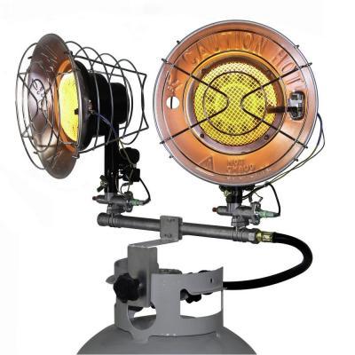 lot 35 image: 30,000 LP Double Tank Top Gas Portable Heater