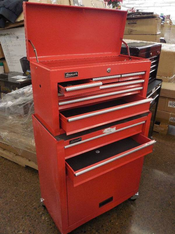 lot 3 image: Homak 24 Tool Chest and Cabinet Combo