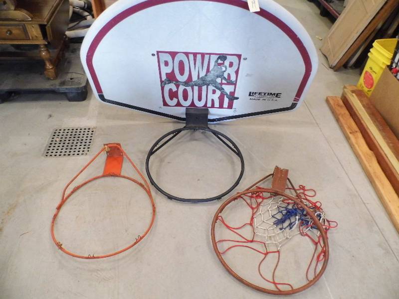 Basketball Backboard and Hoops