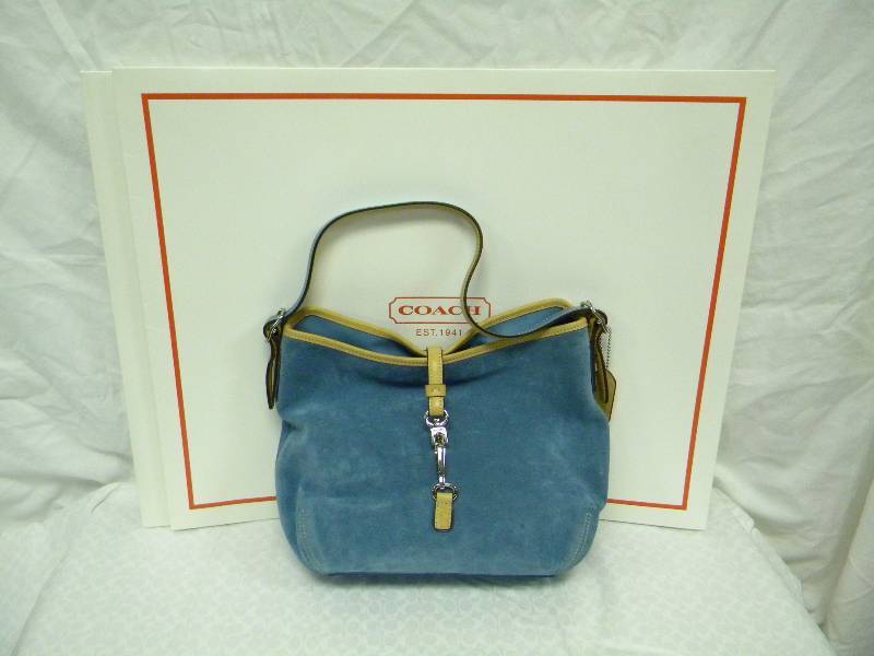 Coach Suede Shoulder Bag