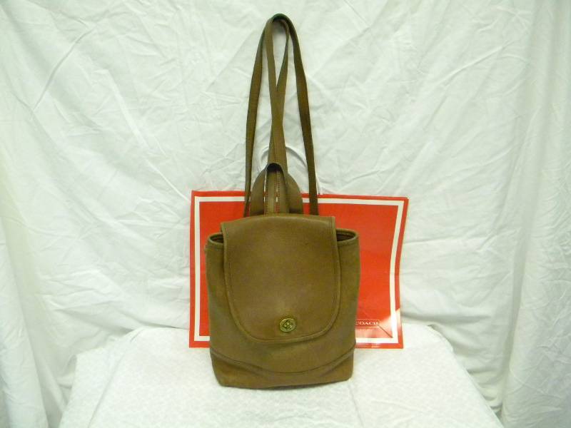 Coach Brown Backpack