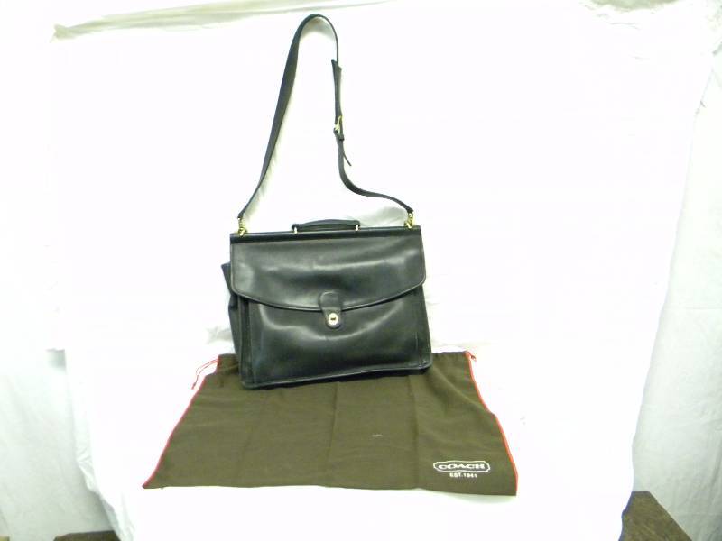 Coach Vintage Black Briefcase