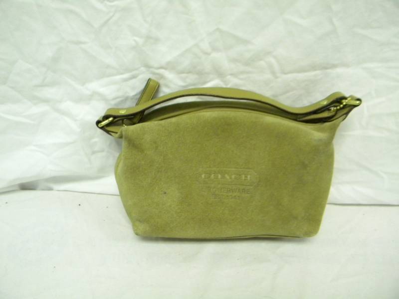 Coach Tan Suede Bag