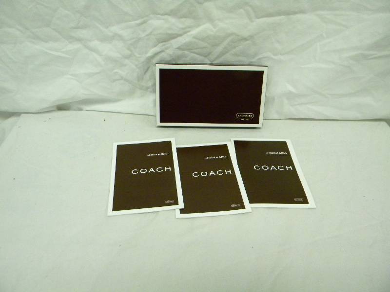 Coach Box and Booklets