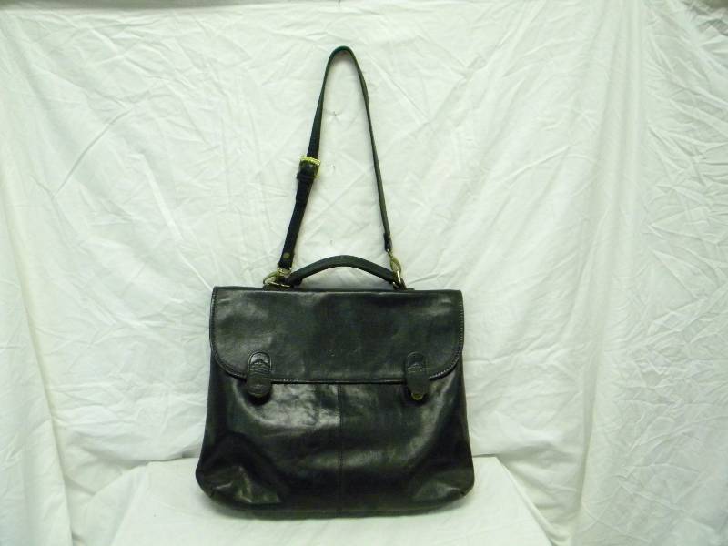 Monsac Black Vintage Briefcase