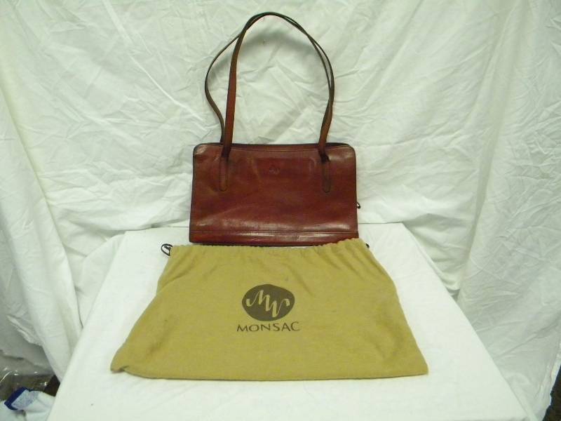Monsac Red Handbag