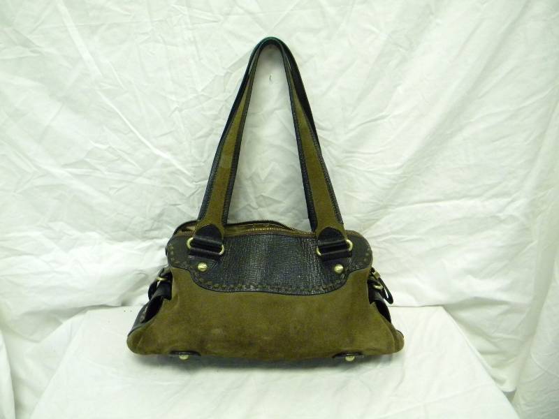 Monsac Brown Suede Handbag