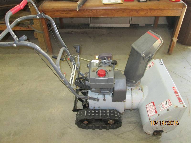 Craftsman 5HP TrackDrive Snowblowe... LE October Snowblowers KBID