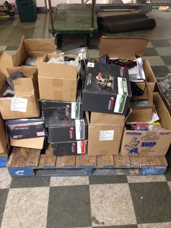 lot 14 image: Pallet of Winch Accessories & Parts...