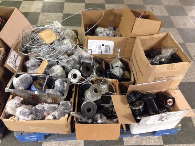 lot 15 image: Pallet of Winch Accessories & Parts...