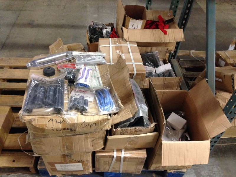 lot 16 image: Pallet of NEW ATV Winch Accessories...
