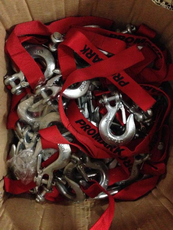 lot 18 image: Approximately (100) 14 Winch Hook...
