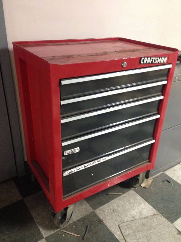 Craftsman Five Drawer Tool Cabinet Warehouse Closeout Sale