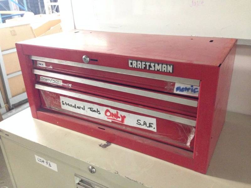 Craftsman Three Drawer Tool Cabinet Warehouse Closeout Sale