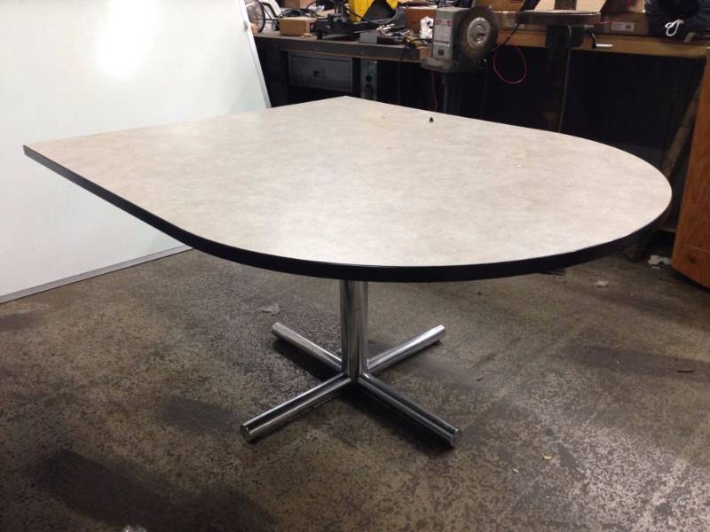 lot 44 image: Large Table 60 Inches Long x 48 In...