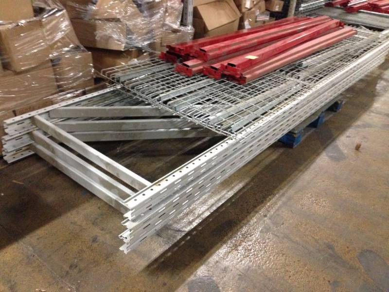 lot 119 image: Two Sections of Hook Racking, Inclu...