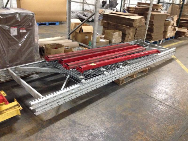 lot 121 image: One Section of Hook Racking, Includ...