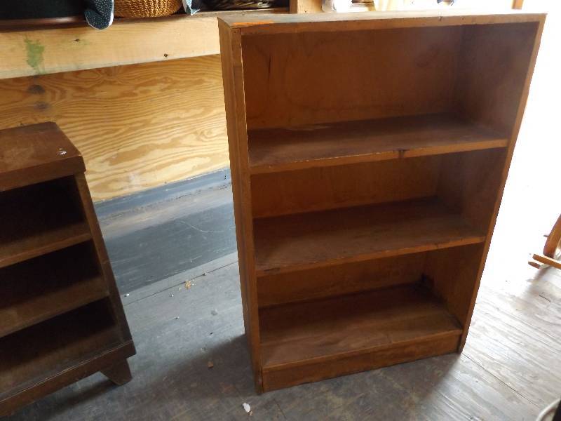 3 Shelf Wood Bookcase