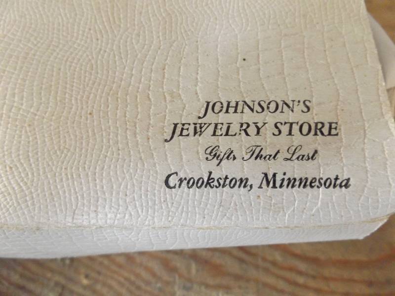 Silver Creamer and Sugar with Serving Tray in Original Johnsons Jewelry Store (Crookston) Box