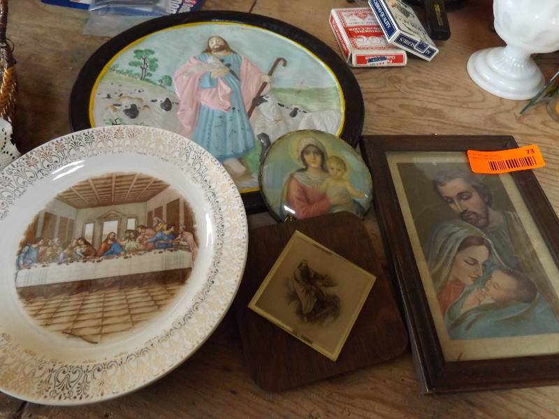 Christian Wall Dcor and Plate