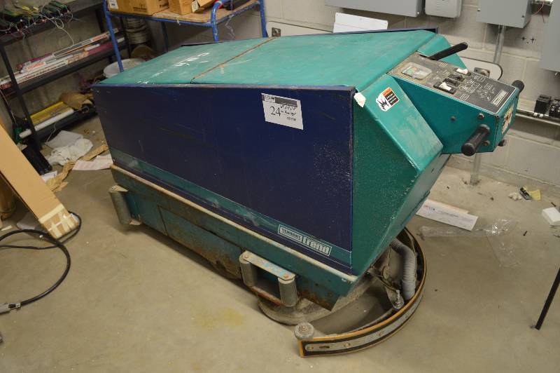 lot 24 image: Tennant Trend Industrial Floor Scrubber, includes Battery Charger