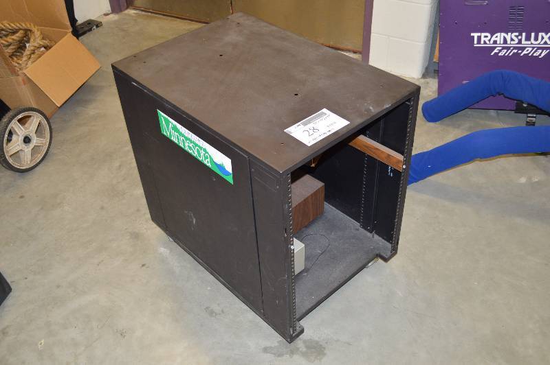 lot 28 image: Stereo Equipment and Stereo Cabinet