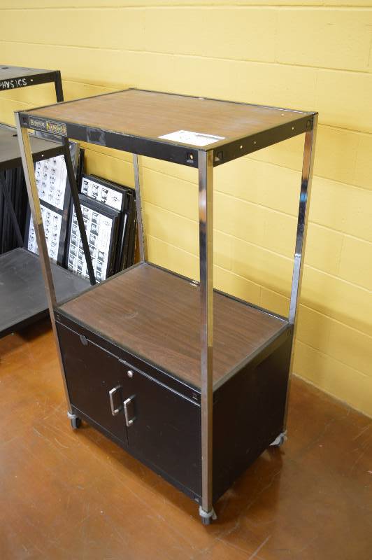 lot 53 image: Bretford AV Cart with cabinet