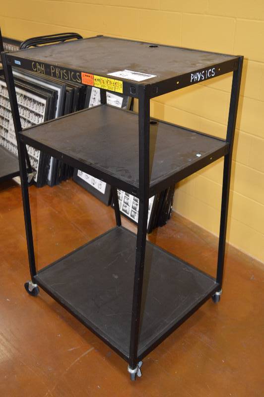 lot 54 image: Brettford AV Cart with three shelves