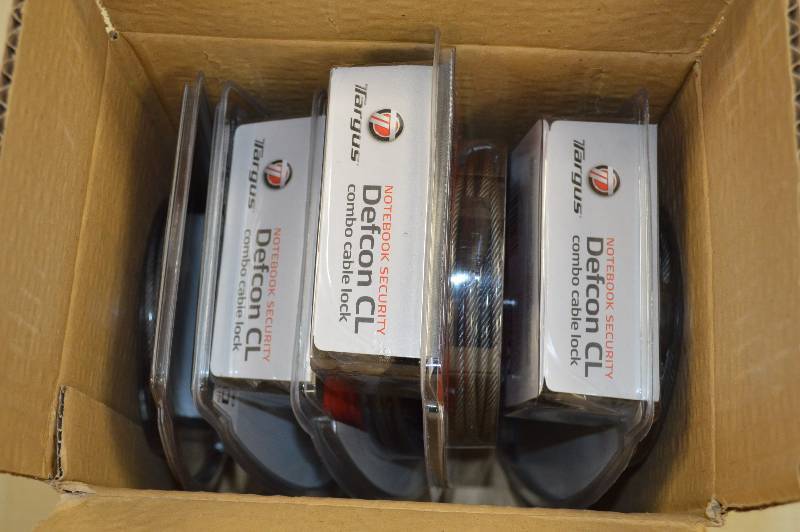 lot 25 image: Targus Defcon CL Notebook Security combo Cable Lock (5)