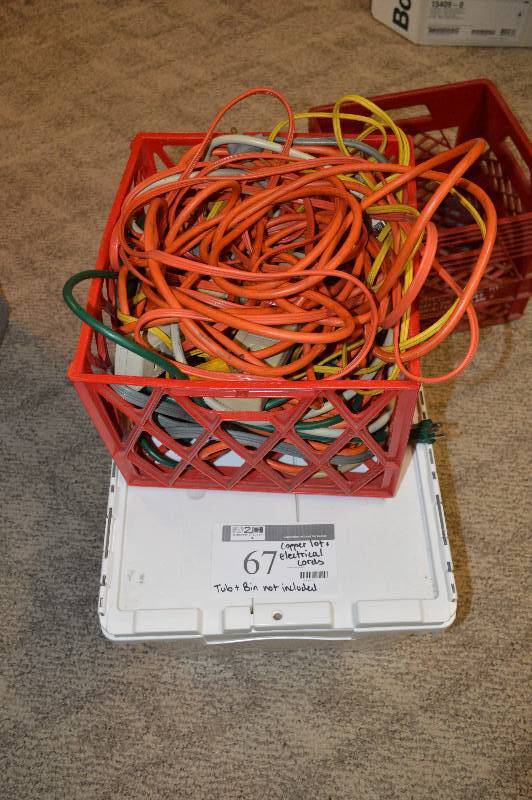Copper Lot and Electrical Cords