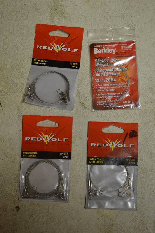 Fishing Leaders Assorted Steel