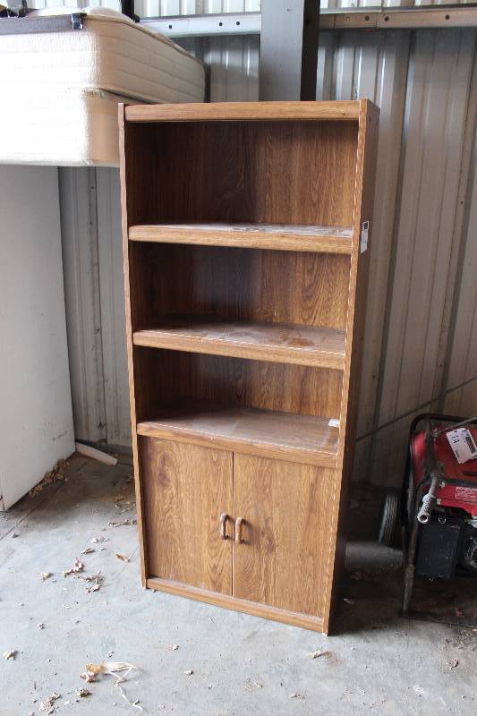 Wooden Shelf wLower Doors.
