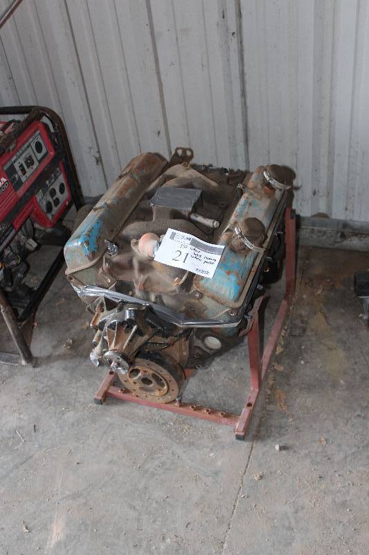 Engine Motor 350 Chevrolet Was Running When Pulled.