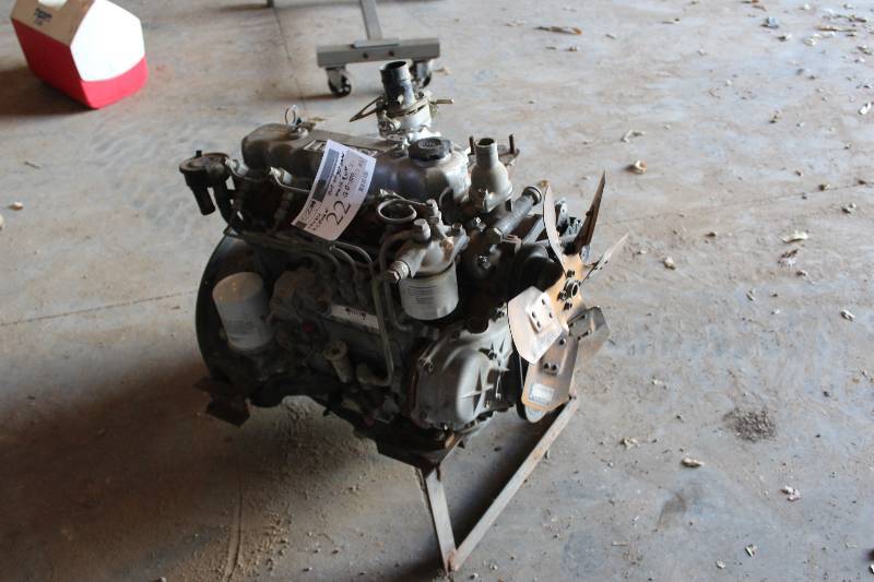 Isuzu Four Cylinder Diesel Generator Motor Pulled from a Mulitquip MQ-100 Generator
