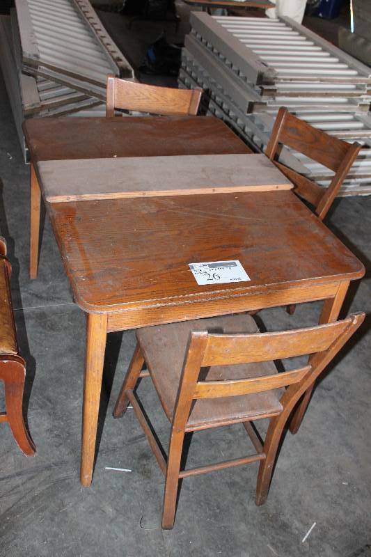 Wooden Table wWooden Chairs.