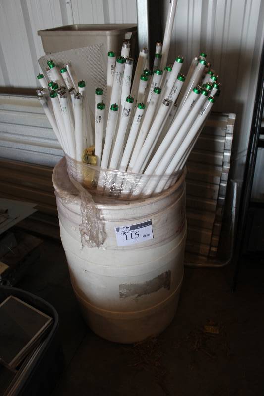 Lot of app. 60 ct. Fluorescent Light Bulb Tubes.
