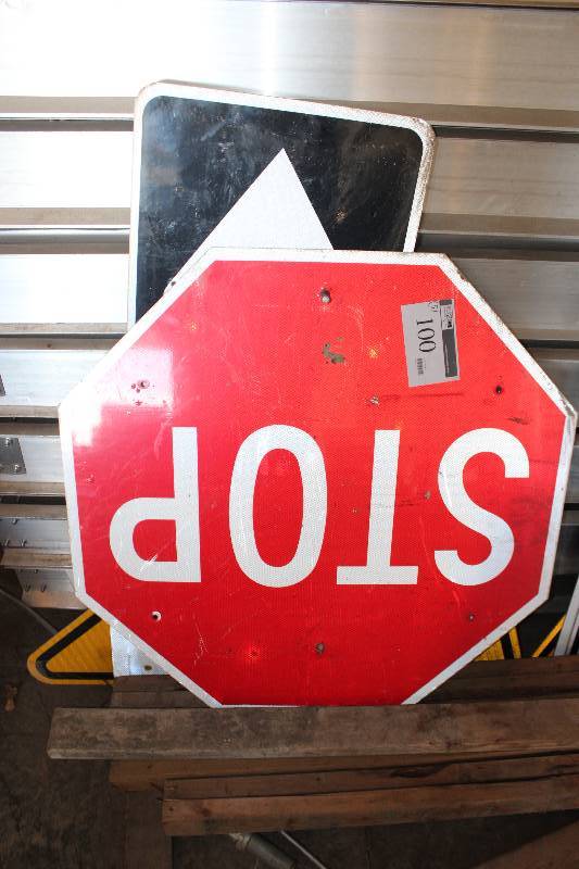 Lot of (5) Miscellaneous Road Signs.